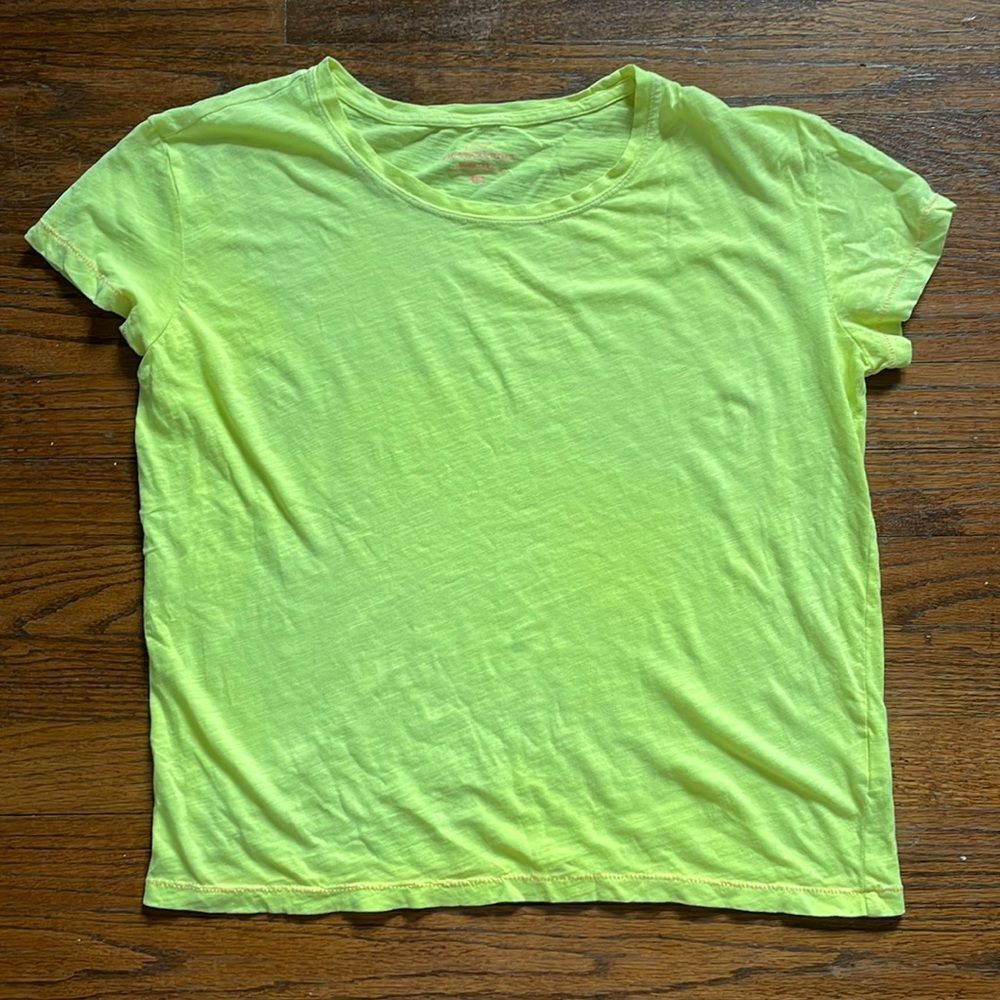 Vineyard Vines Neon Yellow Surftee Short Sleeve T-Shirt